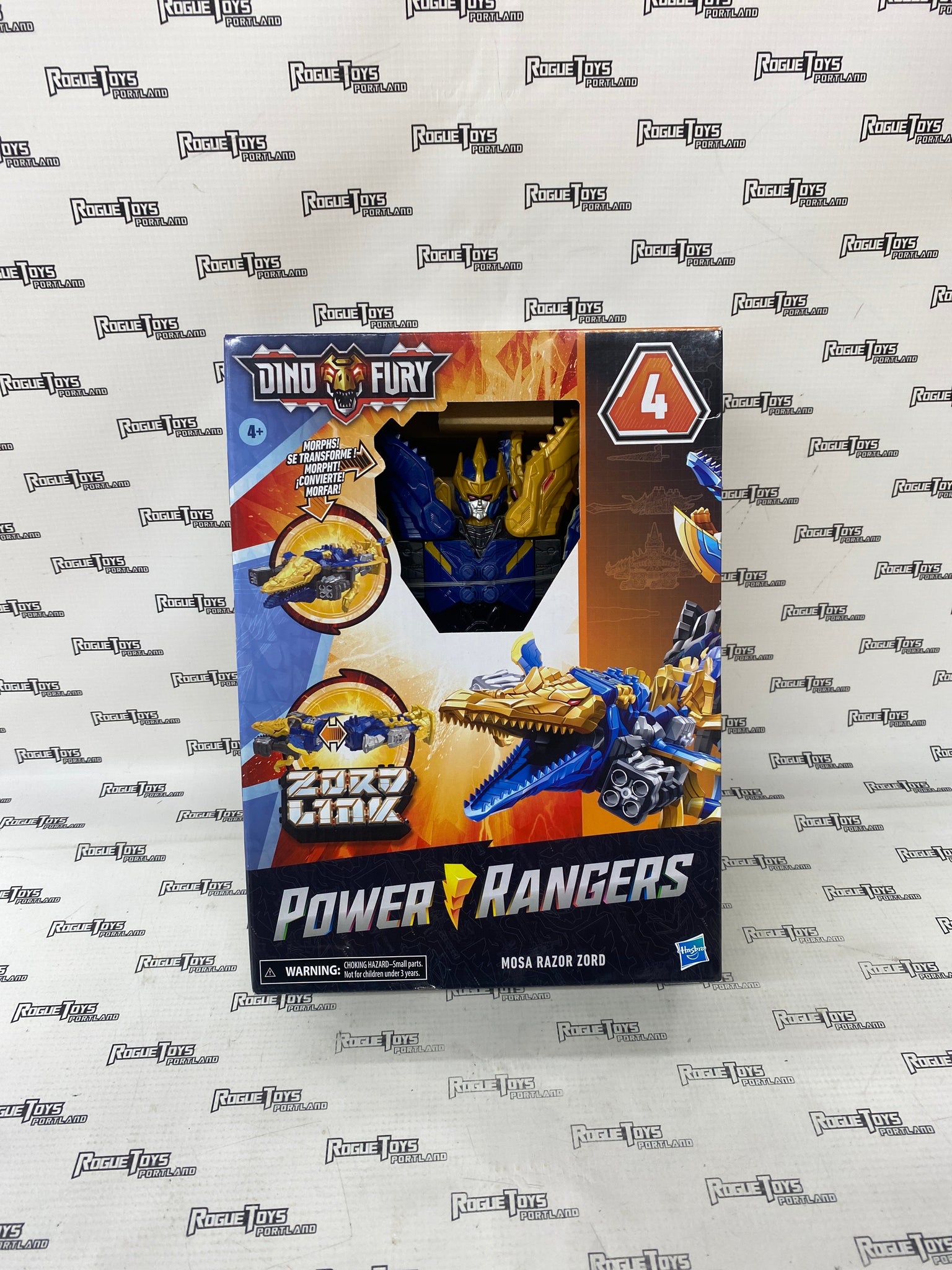 Power Rangers Dino Fury Zord Link Mosa Razor Zord| Rogue Toys