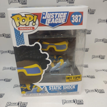 Funko Pop DC Justice League Static Shock 387 Heroes Hot Topic Exclusive - Rogue Toys