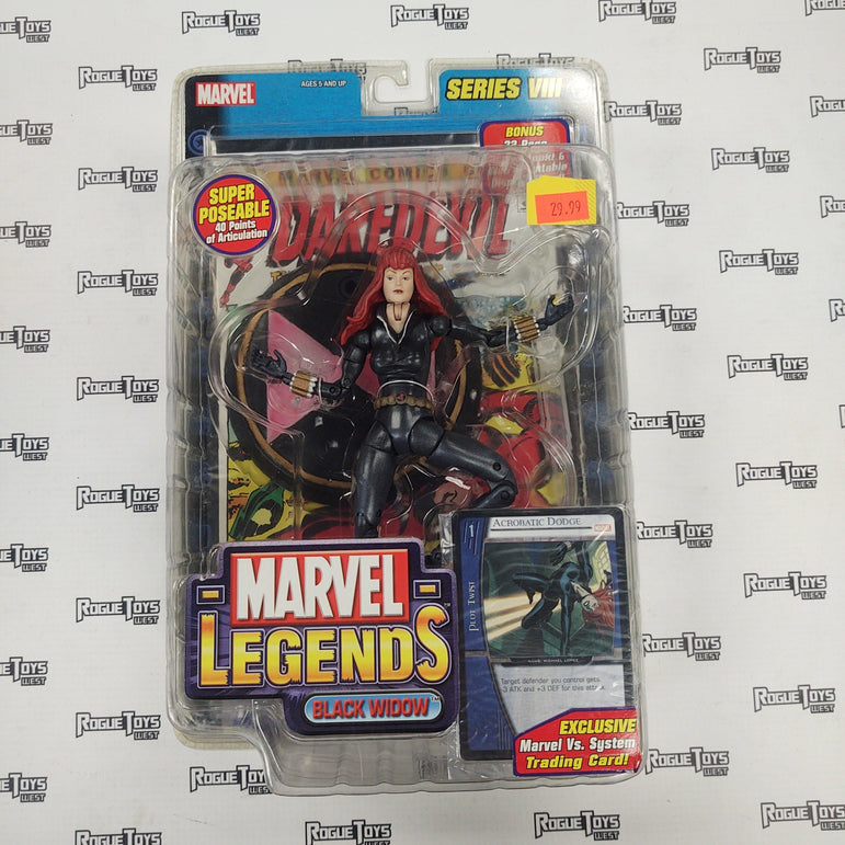 Toy Biz Marvel Legends Series VIII Black Widow - Rogue Toys