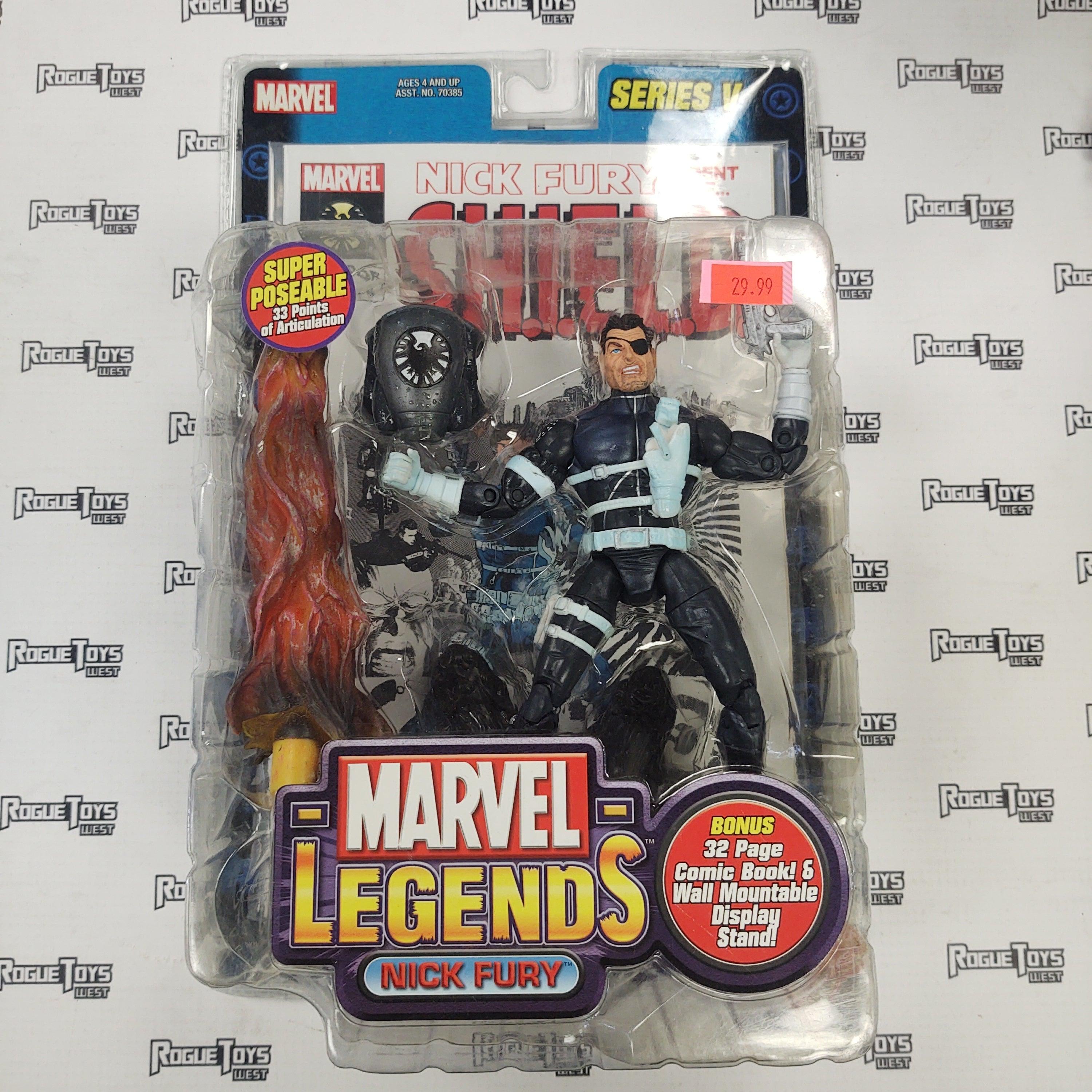 Toy Biz Marvel Legends Series V Nick Fury - Rogue Toys