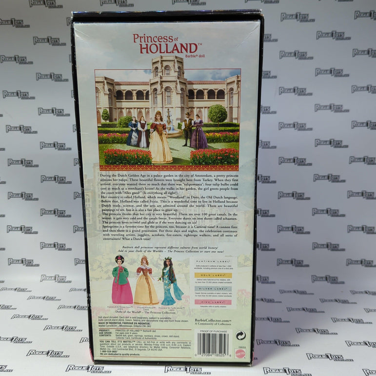 Mattel Barbie 25th Anniversary Dolls of the World Princess of Holland - Rogue Toys