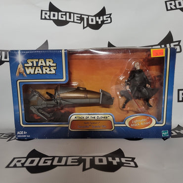 Hasbro Star Wars attack of the clones genosian speeder bike