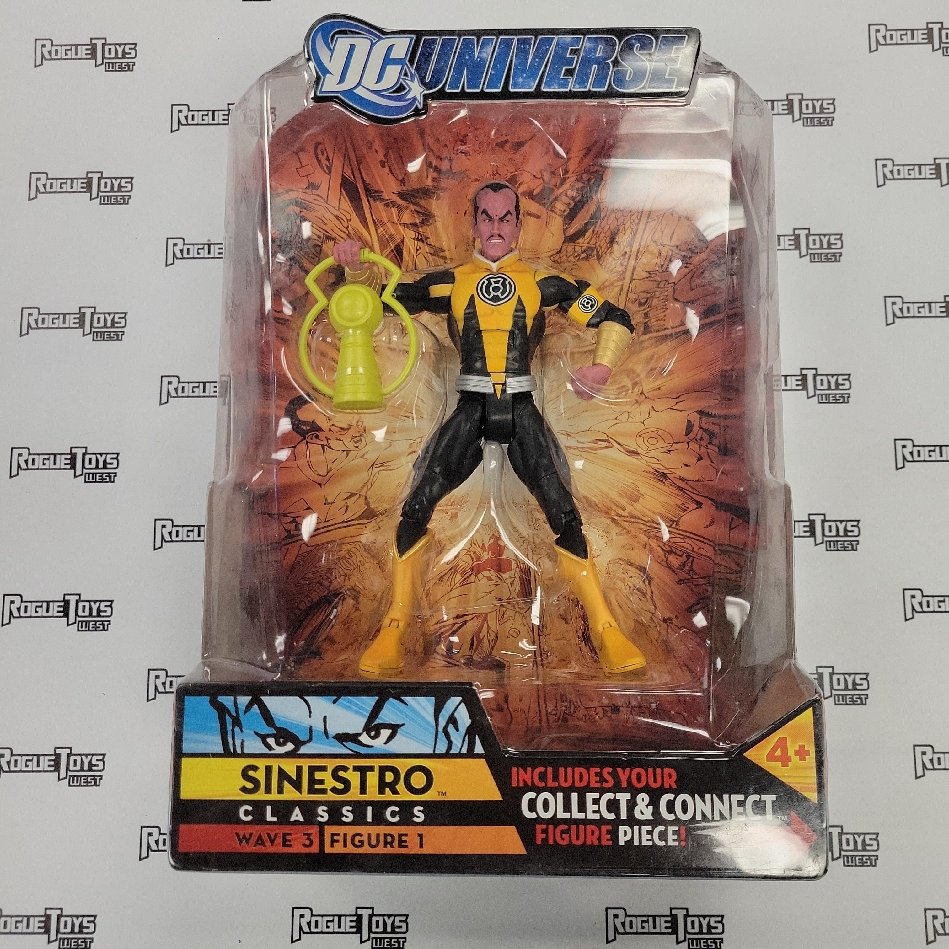 MATTEL DC Universe Classics (DCUC) Wave 3 (Solomon Grundy Collect & Connect Series), Sinestro (Yellow Lantern Variant) - Rogue Toys