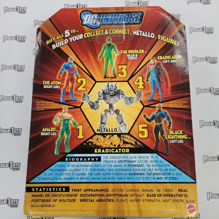 MATTEL DC Universe Classics (DCUC) Wave 5 (Metallo Collect & Connect Series, Walmart Exclusive) Eradicator - Rogue Toys