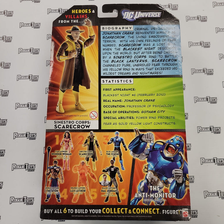 MATTEL DC Universe Classics (DCUC) Wave 17 (The Anti-Monitor Collect & Connect), Sinestro Corps: Scarecrow - Rogue Toys