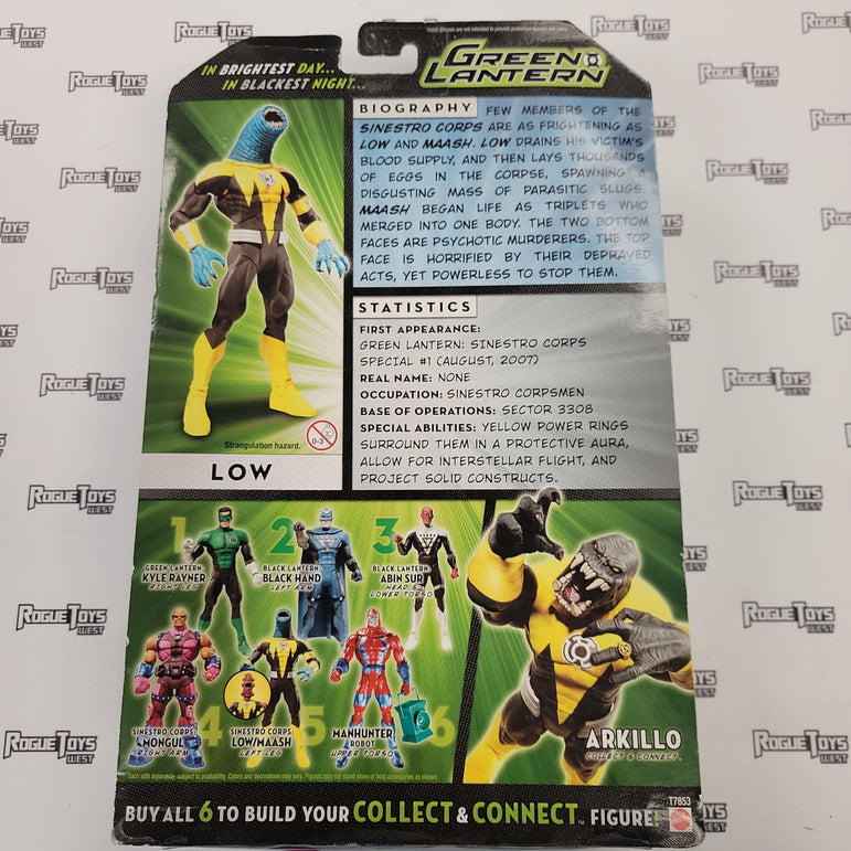 MATTEL DC Universe, Green Lantern Classics (DCUC) Wave 1 (Arkillo Collect & Connect Series), Sinestro Corps: Low - Rogue Toys