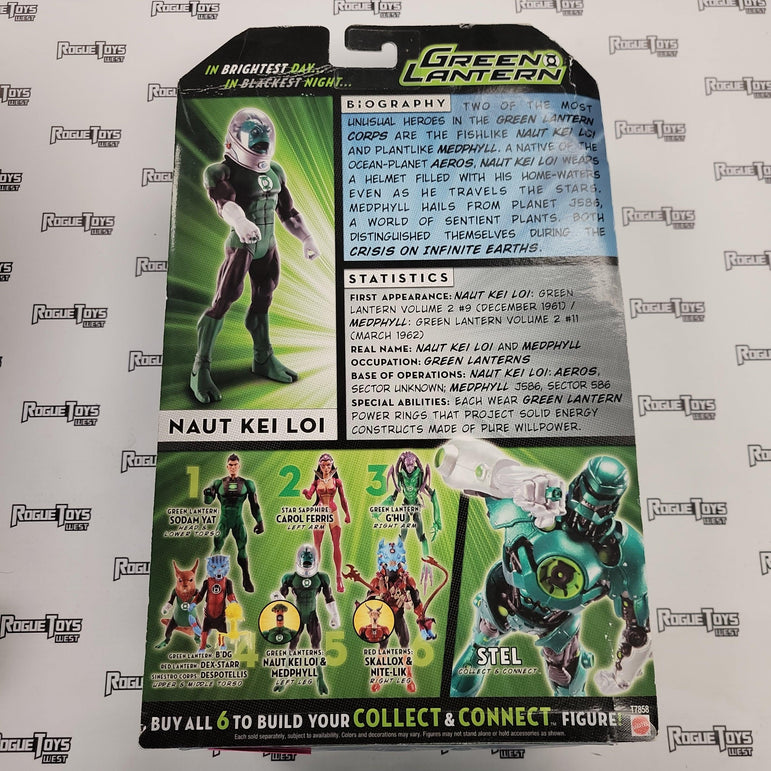 MATTEL DC Universe, Green Lantern Classics (DCUC) Wave 2 (Stel Collect & Connect Series), Green Lantern: Naut Kei Loi - Rogue Toys
