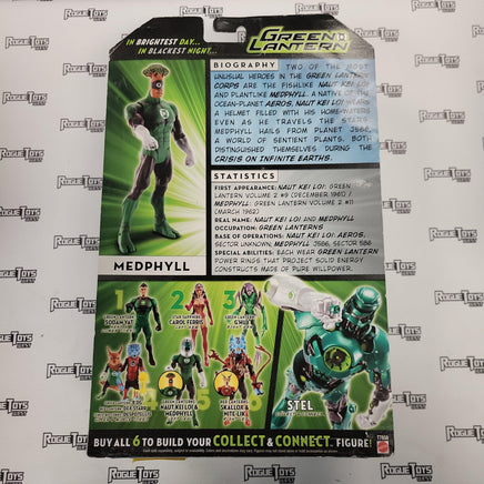 MATTEL DC Universe, Green Lantern Classics (DCUC) Wave 2 (Stel Collect & Connect Series), Green Lantern: Medphyll - Rogue Toys