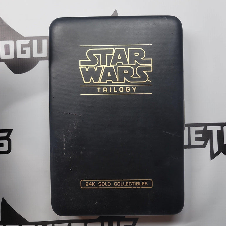 Star Wars trilogy 24K gold collectibles commemorative card Ben Kenobi and  Darth Vader