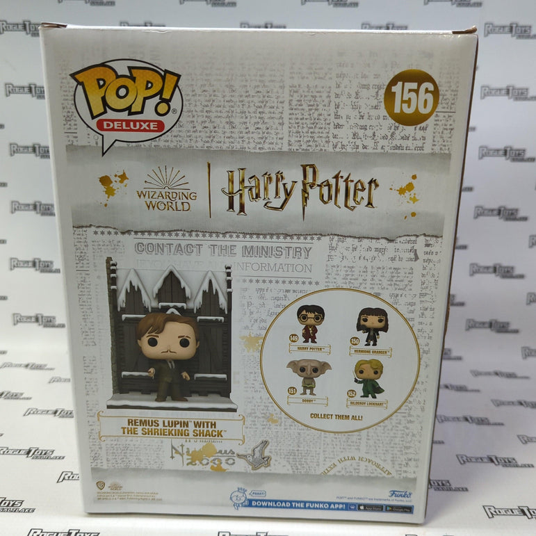 Funko POP! Deluxe Harry Potter Remus Lupin w/The Shrieking Shack 156 - Rogue Toys