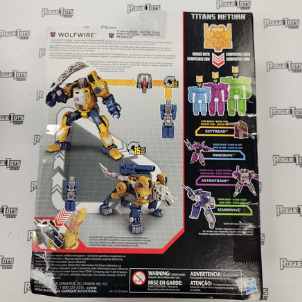 HASBRO Transformers Generations (2015), Titans Return, Deluxe Class Monxo & Wolfwire - Rogue Toys