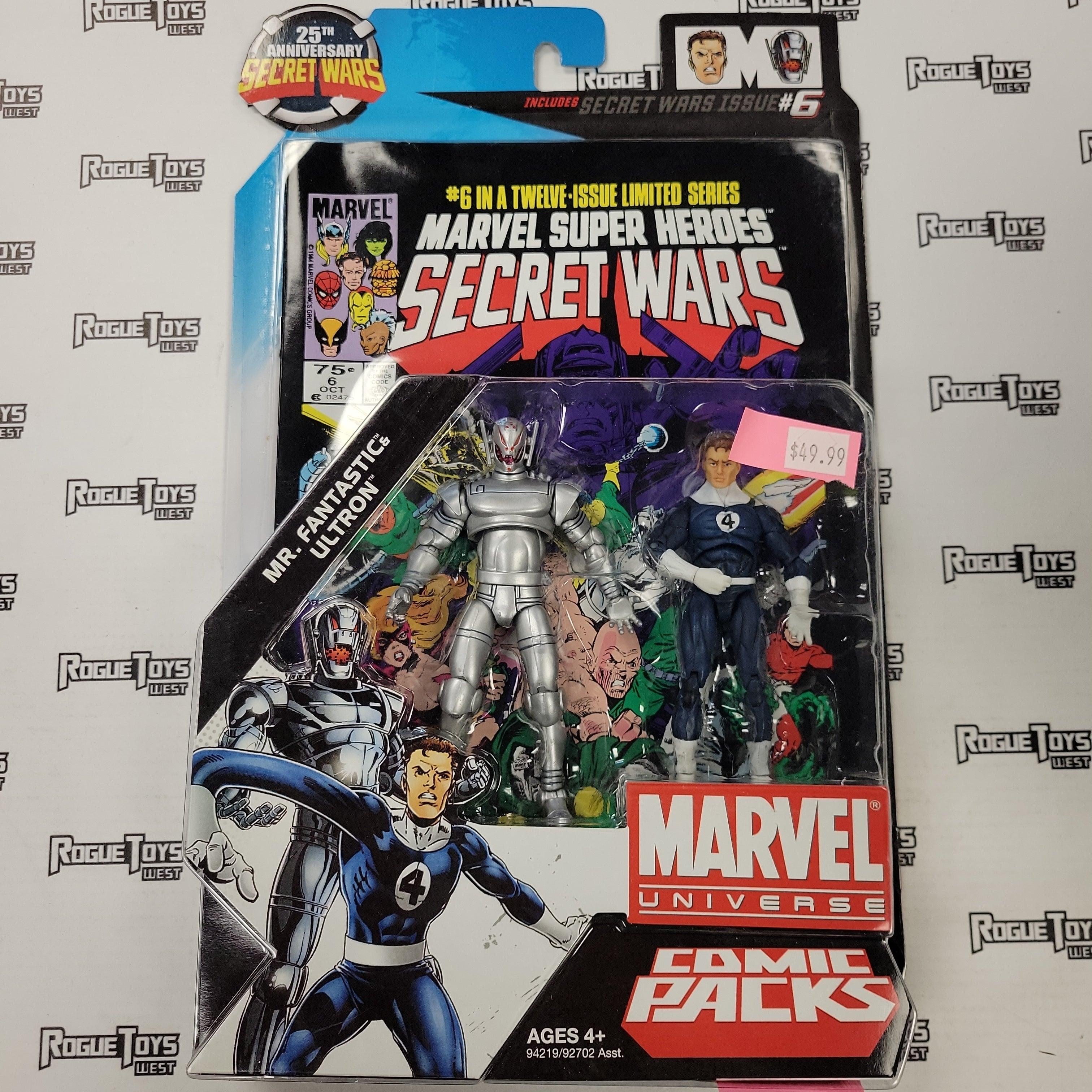 HASBRO Marvel Universe Comic Packs Mr. Fantastic Ultron Rogue Toys