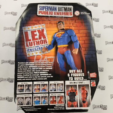 MATTEL Superman & Batman: Public Enemies, Superman (Metallic) - Rogue Toys