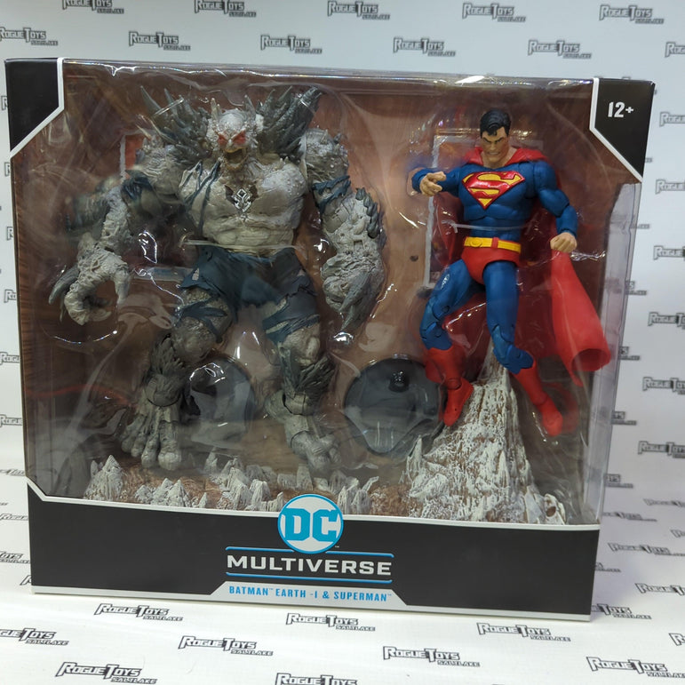 Mcfarlane toys dc multiverse dark knights metal batman earth -1 & supe