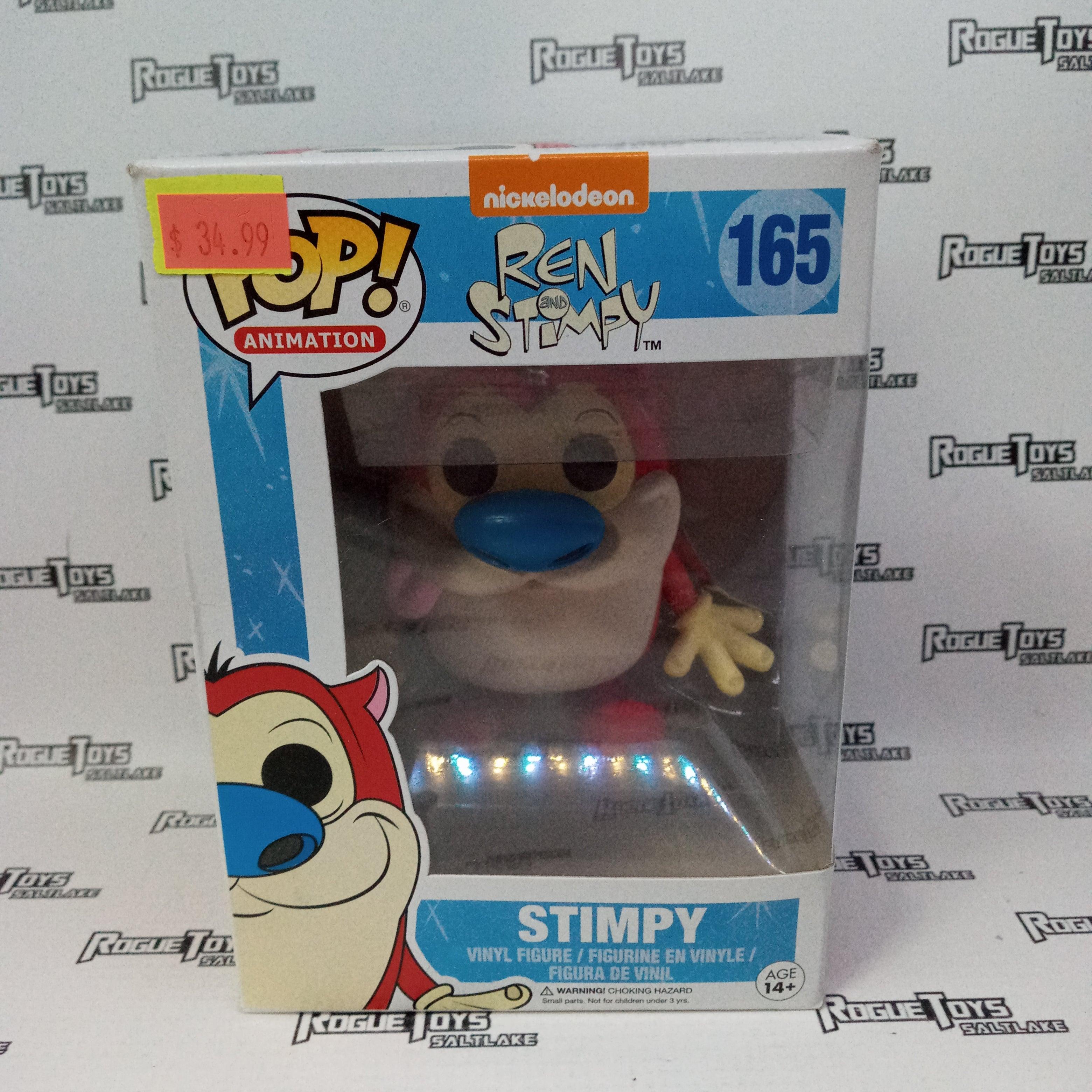 Funko Pop! Animation Ren And Stimpy Stimpy #165 - Rogue Toys