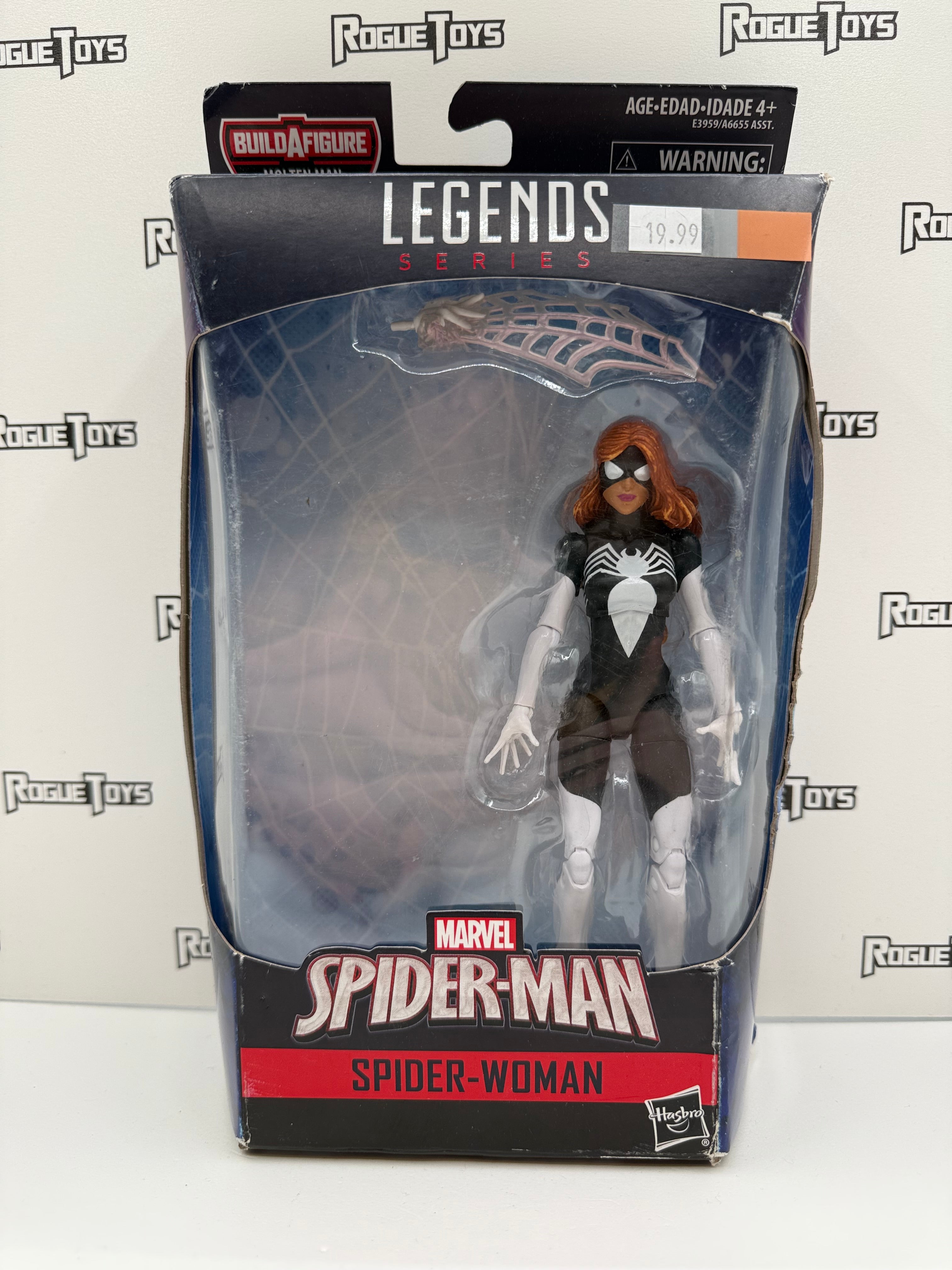 Hasbro Marvel Legends Molten Man BAF Series Spider-Man Spider
