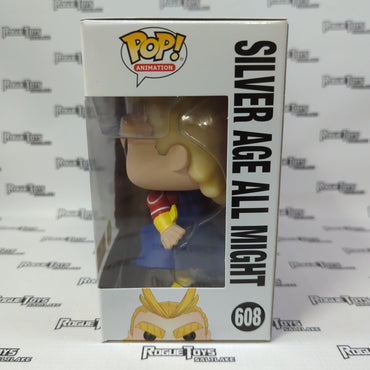 Funko POP! Animation My Hero Academia Glow in the Dark Silver Age All Might (Hot Topic Exclusive) 608 - Rogue Toys