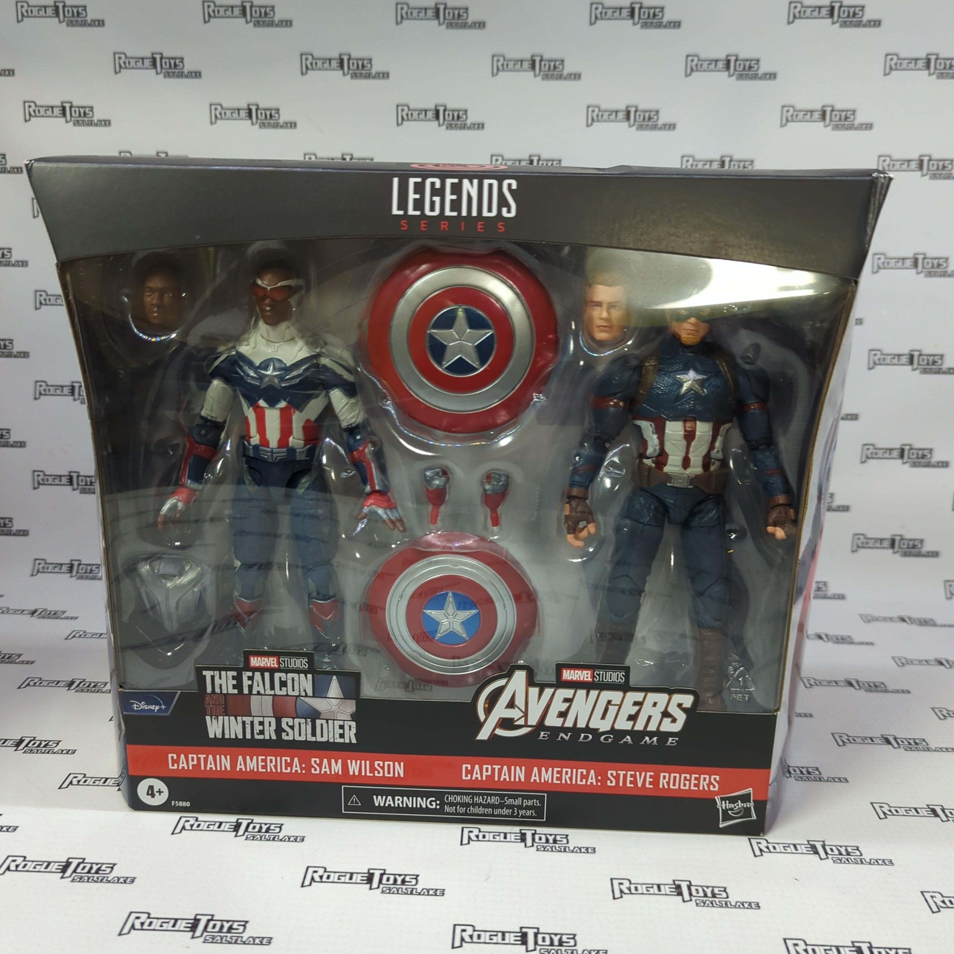Hasbro Marvel Legends Series Captain America: Sam Wilson & Captain America: Steve Rogers