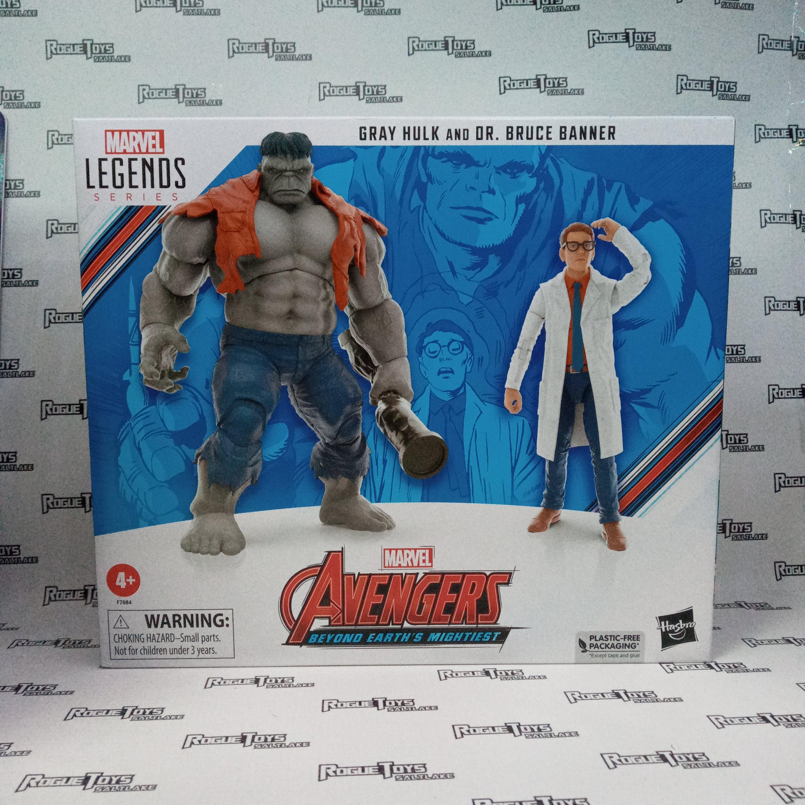 Hasbro Marvel Legends Series Avengers 60th Anniversary Gray Hulk & Bruce Banner 2-Pack - Rogue Toys