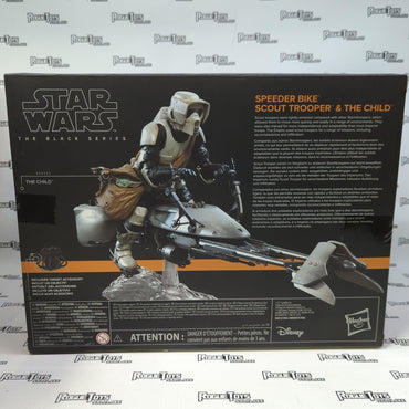 Hasbro Star Wars The Black Series Speeder Bike Scout Trooper & The Child - Rogue Toys