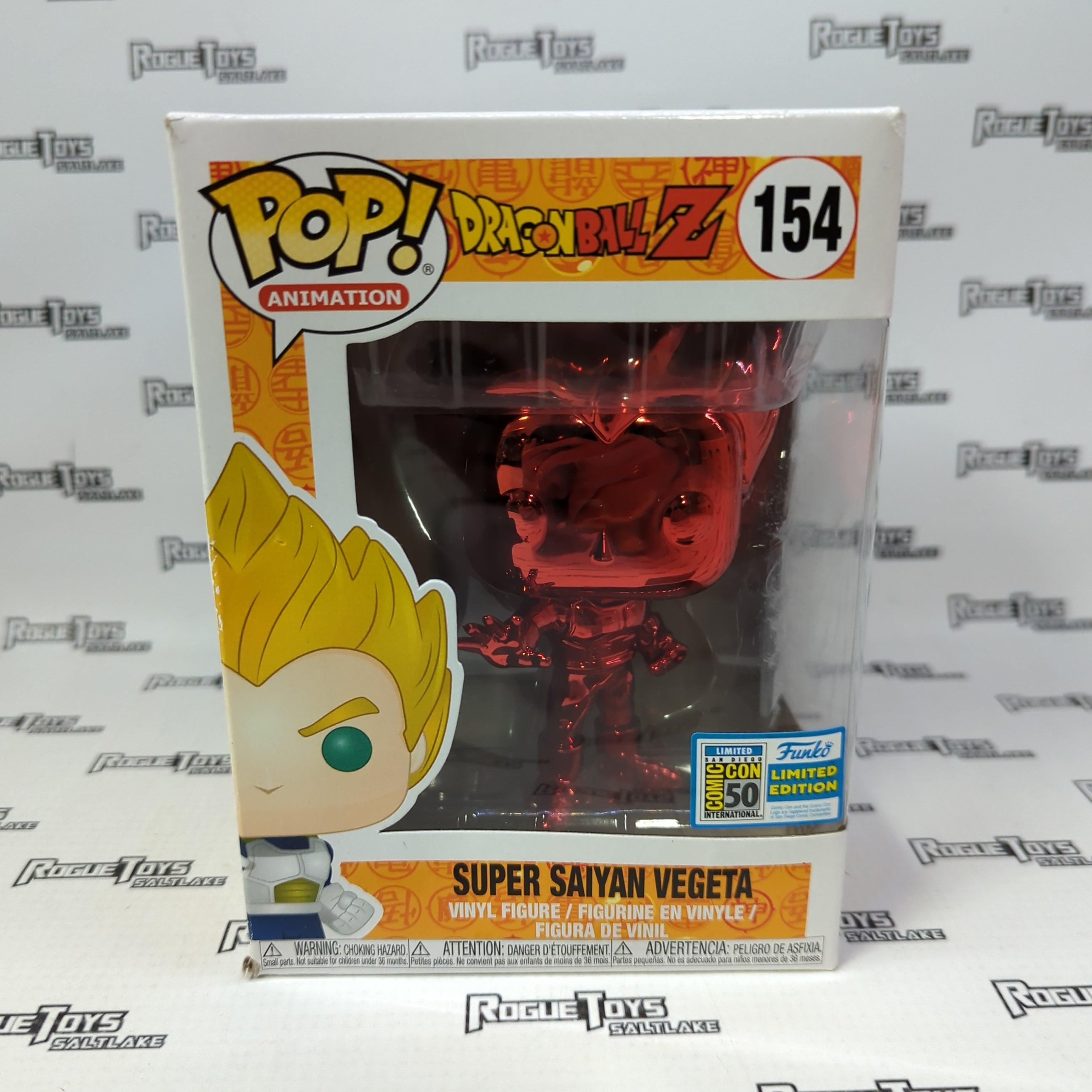Funko POP! Animation Dragon Ball Z Super Saiyan Vegeta (SDCC Limited Edition) 154 - Rogue Toys