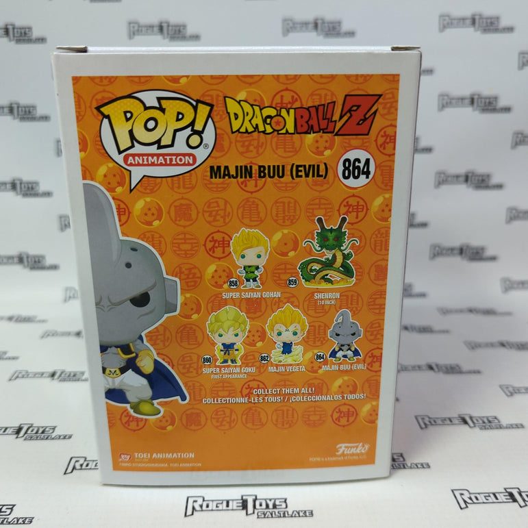 Funko POP! Animation Dragon Ball Z Evil Majin Buu (Funimation 2021 Exclusive) 864 - Rogue Toys