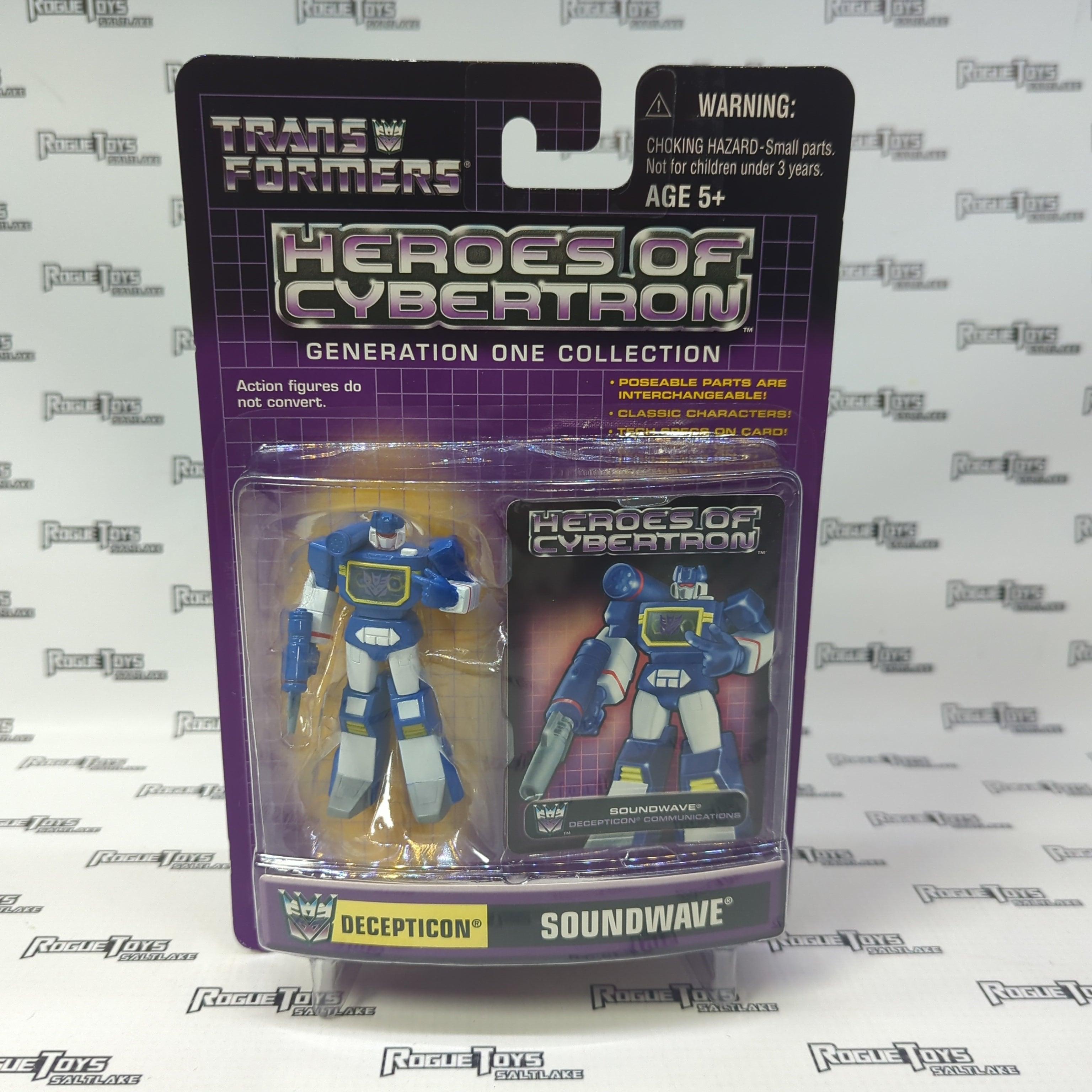 Hasbro Transformers Heroes of Cybertron Generation One Collection Decepticon Soundwave