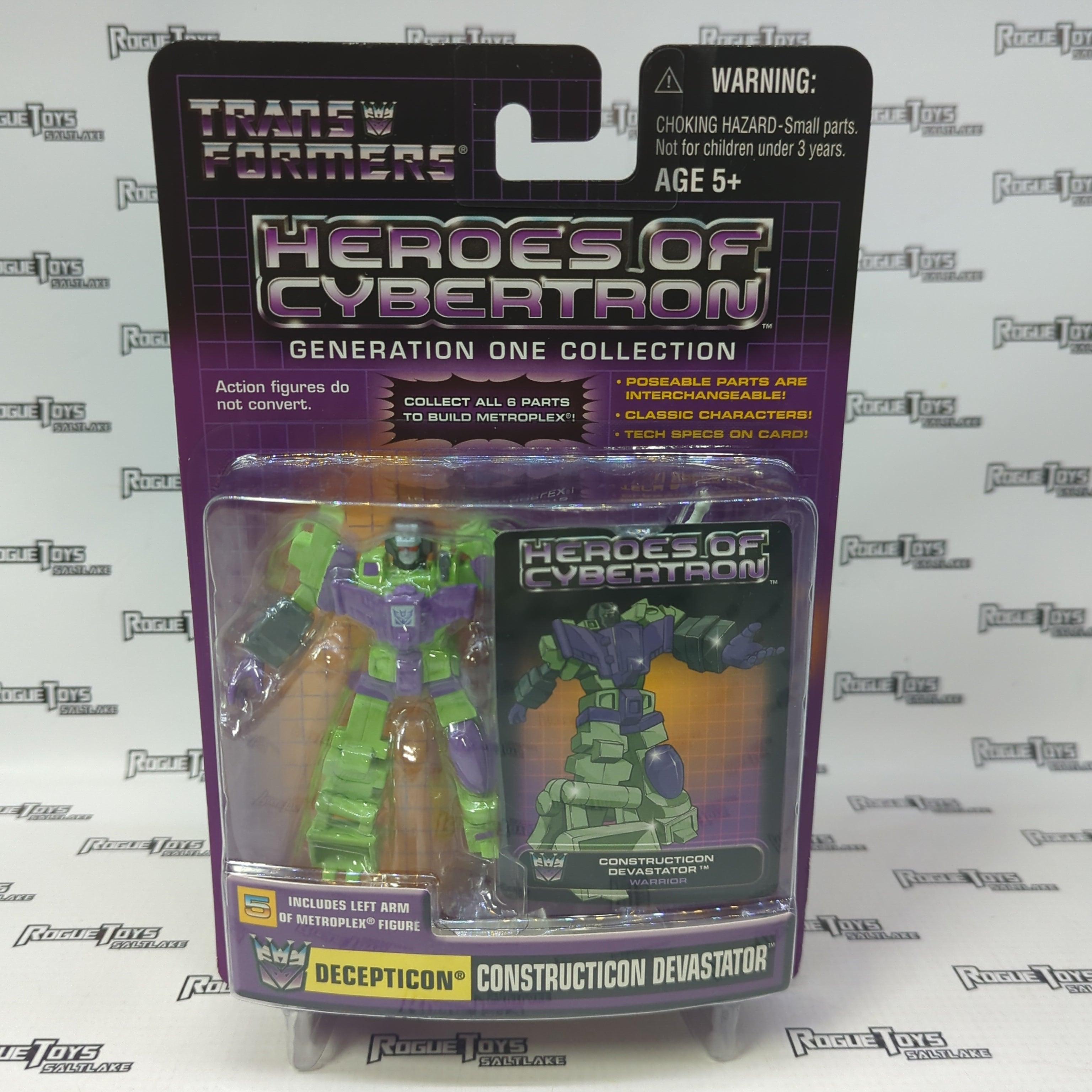 Hasbro Transformers Heroes of Cybertron Generation One Collection Decepticon Constructicon Devastator