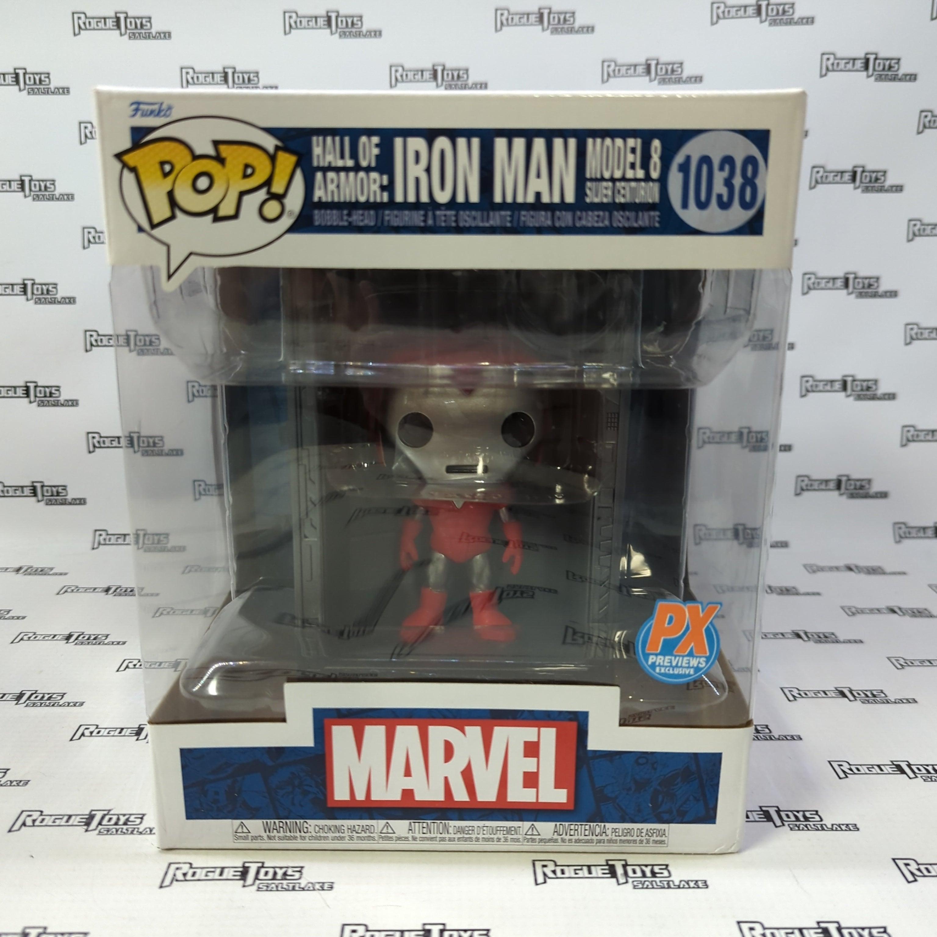 Funko POP! Marvel Hall of Armor: Iron Man Model 8 Silver Centurion (Previews Exclusive) 1038