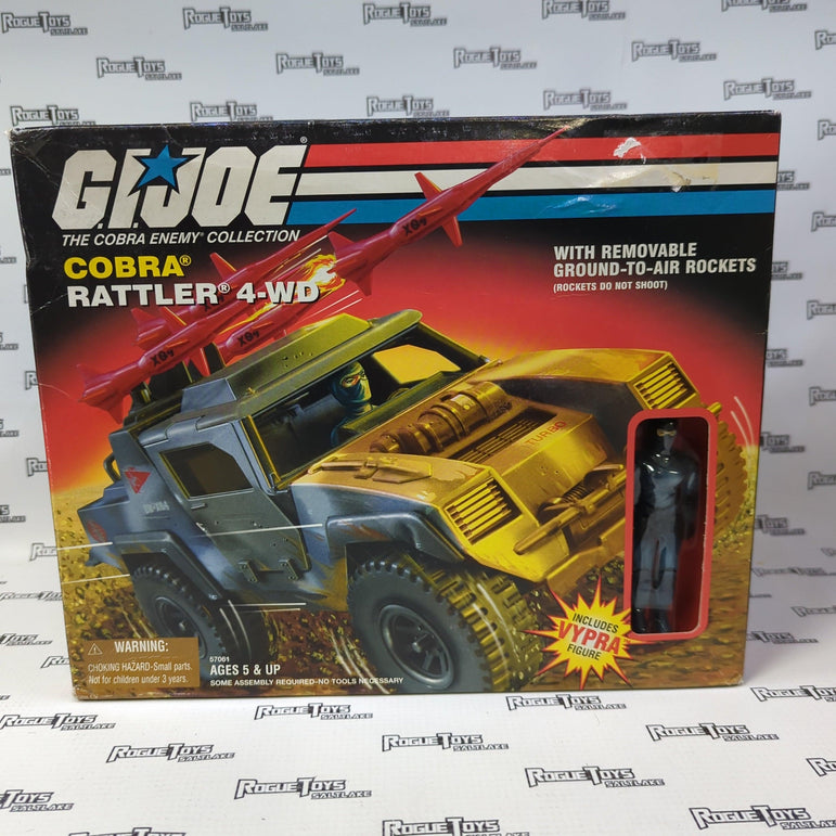 Hasbro G.I. Joe 1998 Cobra Rattler 4-WD w/Vypra - Rogue Toys
