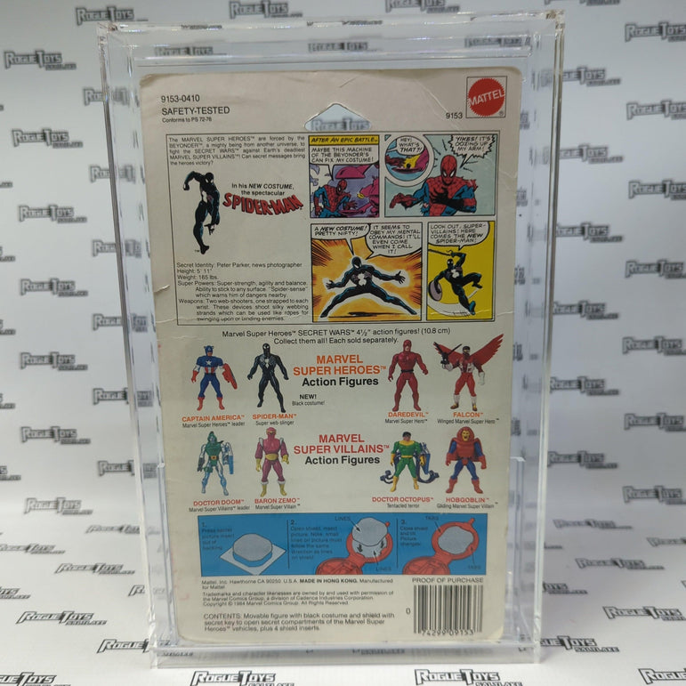 Mattel Marvel Super Heroes Secret Wars Spider-Man and his Secret Shield