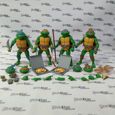 NECA Teenage Mutant Ninja Turtles Leonardo, Michelangelo, Donatello, & Raphael Set of 4