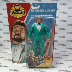 Mattel WWE Flashback Series The Million Dollar Man Build a Howard Finkel Figure - Rogue Toys