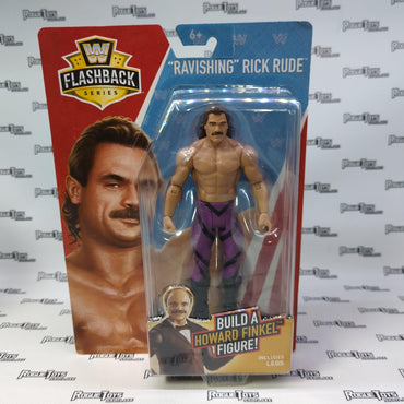 Mattel WWE Flashback Series "Ravishing" Rick Rude Build a Howard Finkel Figure - Rogue Toys