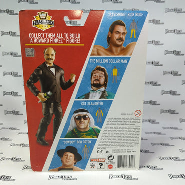 Mattel WWE Flashback Series Sgt. Slaughter Build a Howard Finkel Figure - Rogue Toys