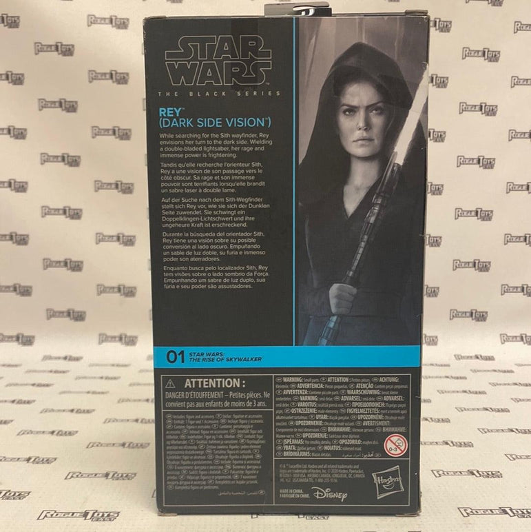 Hasbro Star Wars The Black Series Star Wars: The Rise of Skywalker Rey (Dark Side Vision) - Rogue Toys