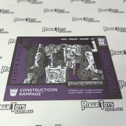 Hasbro Transformers Studio Series 37 Constructicon Rampage - Rogue Toys