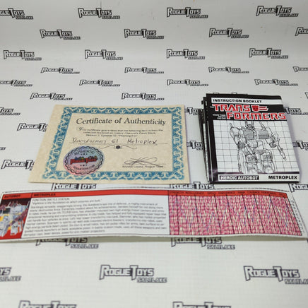 Hasbro Transformers Metroplex G1 - Rogue Toys