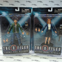 Diamond Select The X-Files Agent Fox Mulder & Agent Dana Scully Set - Rogue Toys