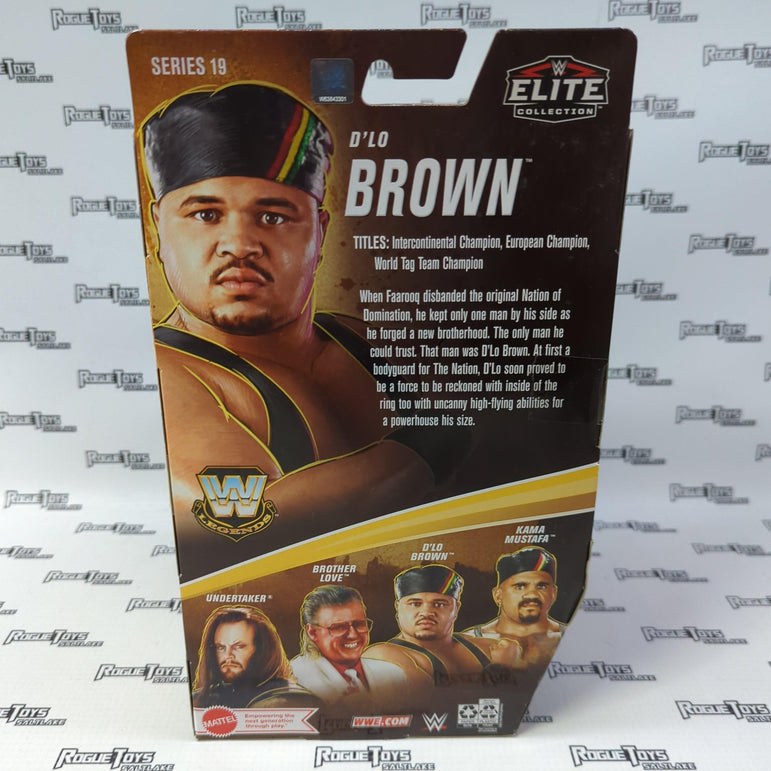 Mattel WWE Elite Collection Legends Series 19 D'Lo Brown - Rogue Toys