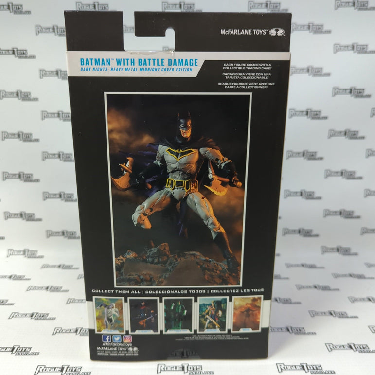 McFarlane Toys DC Multiverse Dark Knights: Metal Batman w/Battle Damage - Rogue Toys