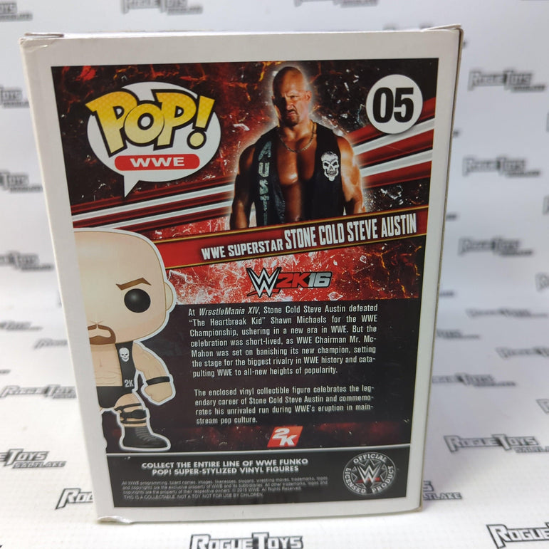 Funko POP! WWE Stone Cold Steve Austin (GameStop Exclusive) 05 - Rogue Toys
