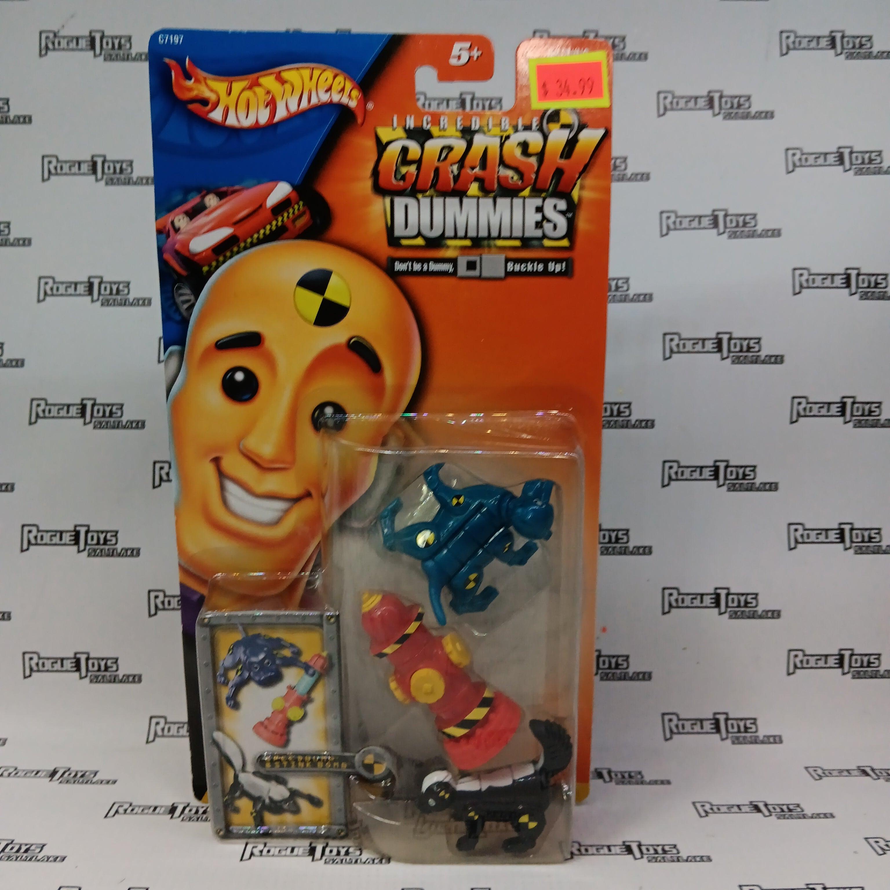 Mattel Hotwheels Incredible Crash Dummies Speedbump & Stink Bomb - Rogue Toys