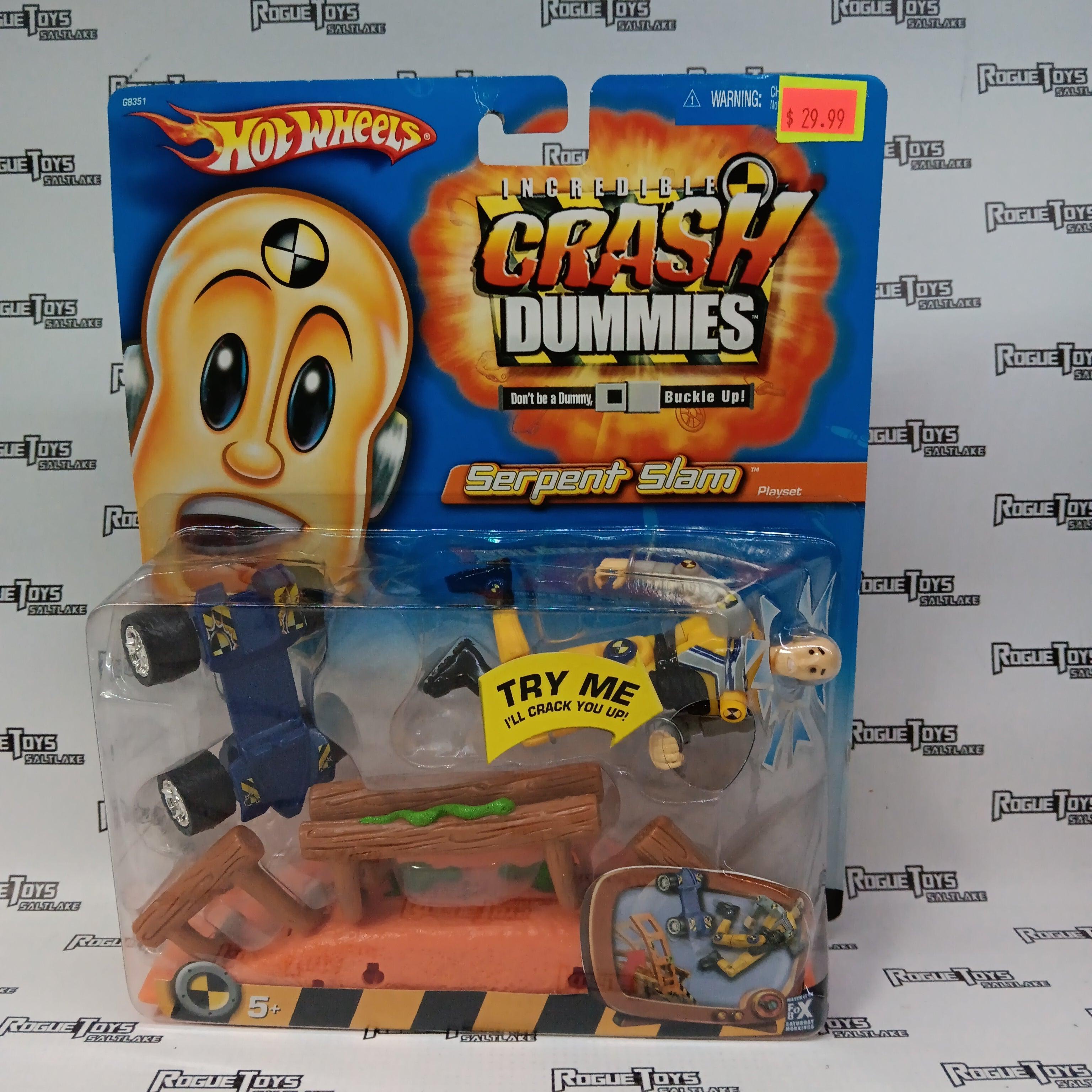 Mattel Hotwheels Incredible Crash Dummies Serpent Slam - Rogue Toys