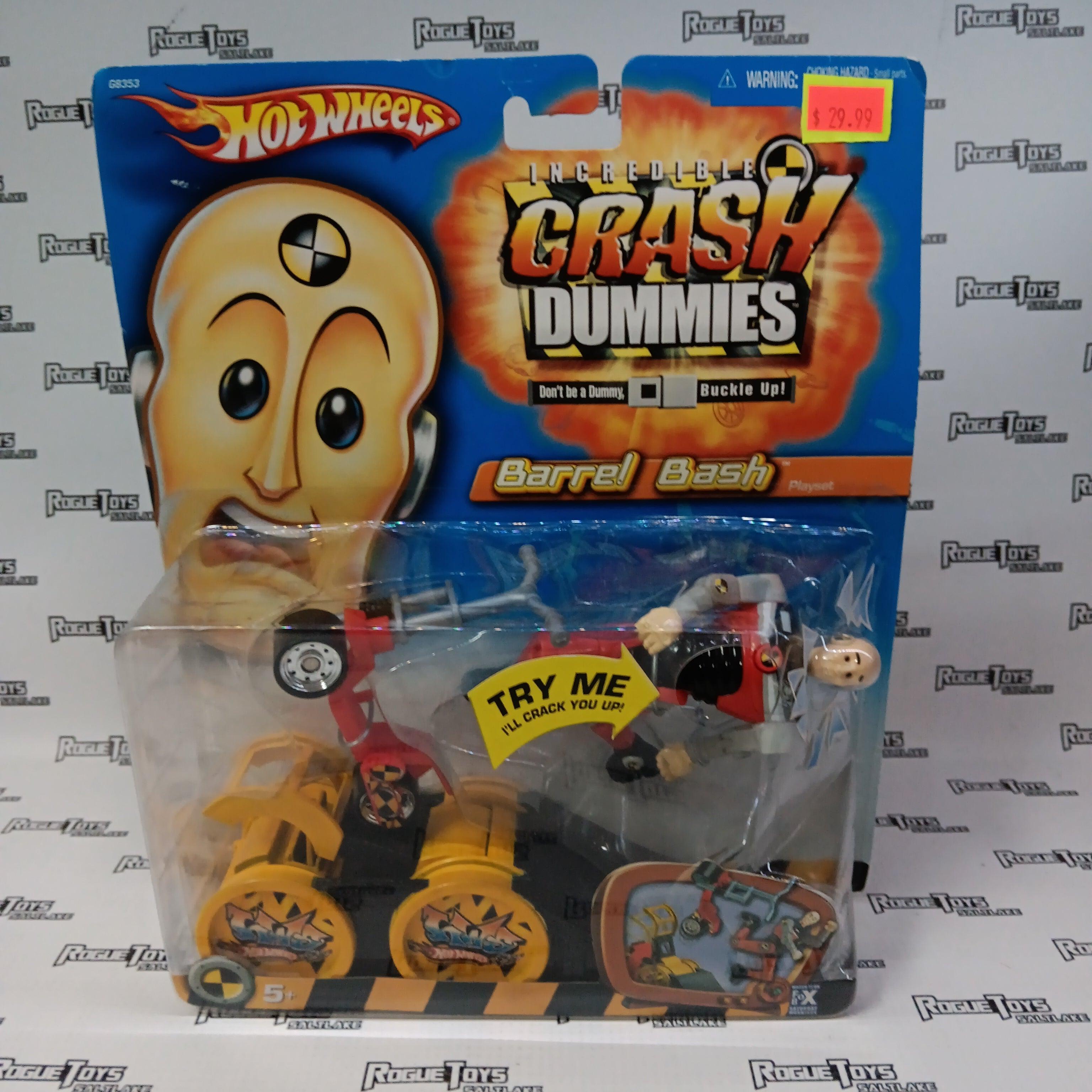 Mattel Hotwheels Incredible Crash Dummies Barrel Bash - Rogue Toys