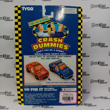 Tyco The Incredible Crash Dummies Super-Fast Pullback Crash Car