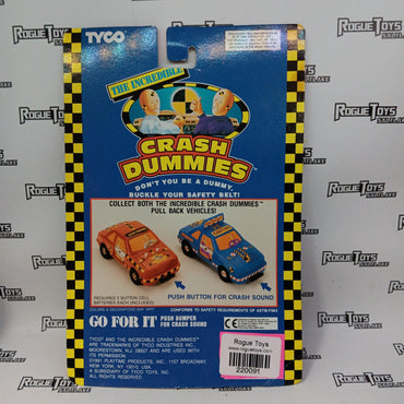 Tyco The Incredible Crash Dummies Super-Fast Pullback Crash Car (Red)