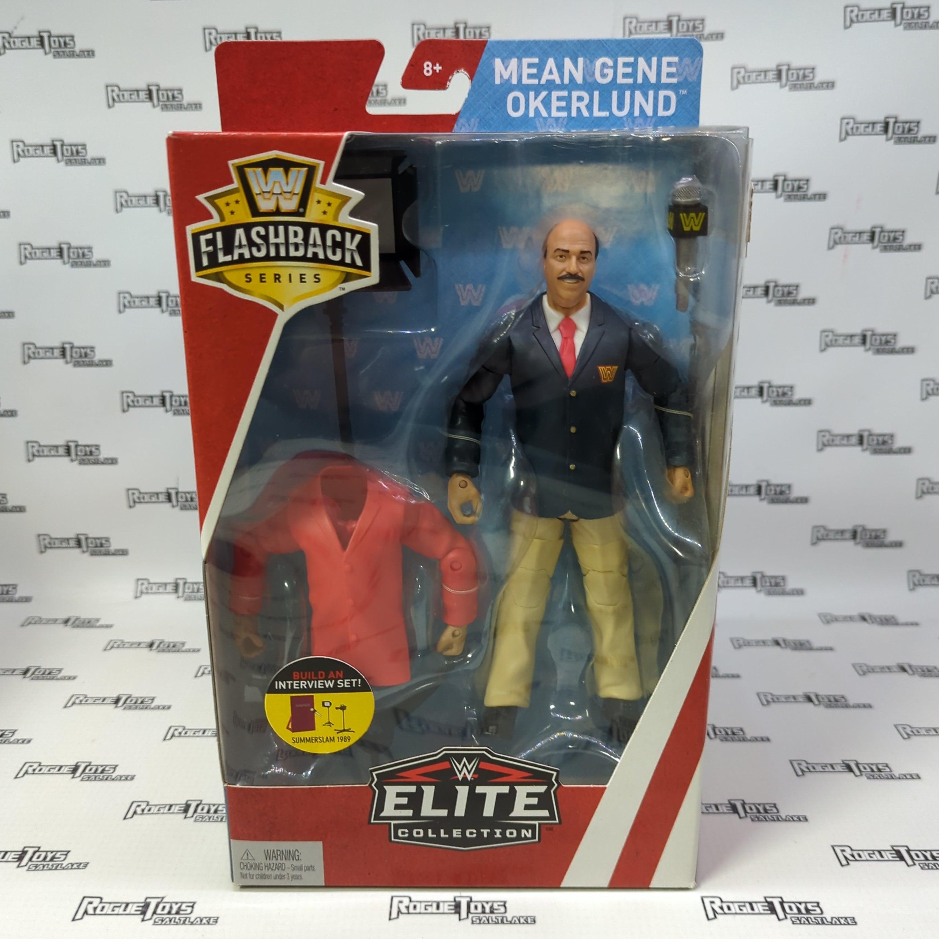 Mattel WWE Elite Collection Flashback Series Mean Gene Okerlund (Walmart Exclusive)
