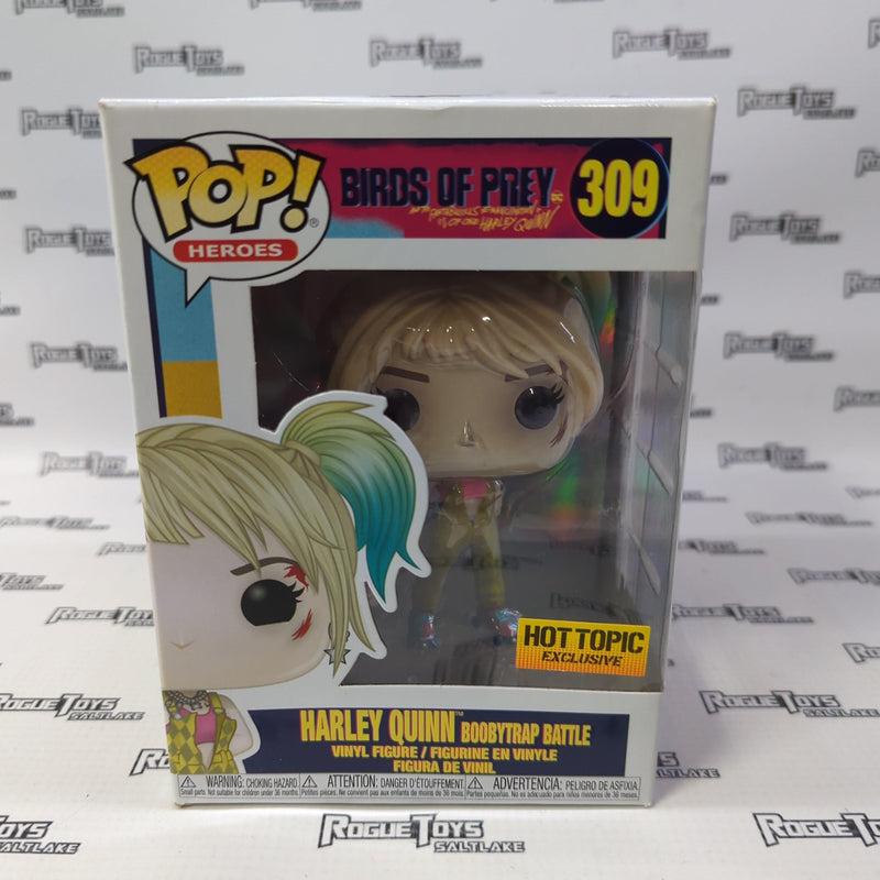 Funko Pop! Heroes Birds of Prey Harley Quinn BoobyTrap Battle Hot Topic  Exclusive Figure #309
