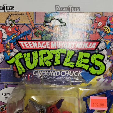 PLAYMATES Vintage TMNT, 1991, Groundchuck - Rogue Toys